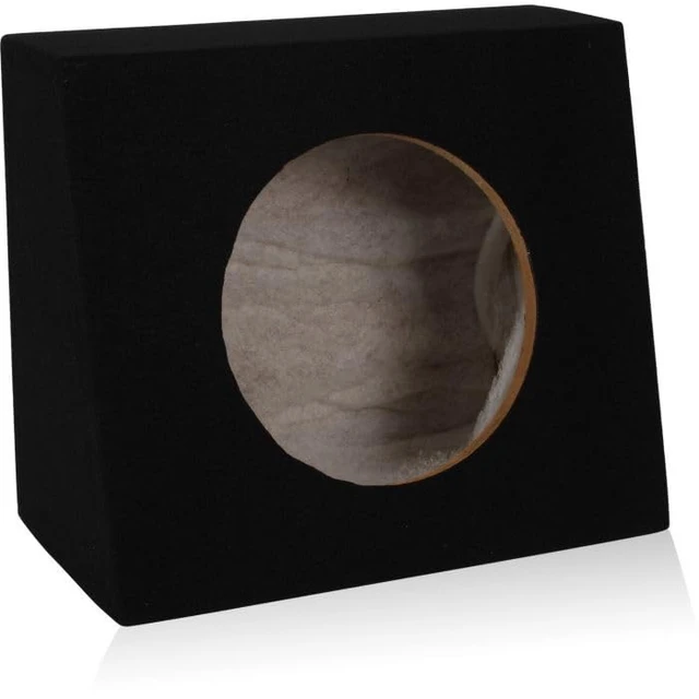 Alt view image 2 of 5 - Single 10" Subwoofer Angled Truck or Hatchback Box Enclosure