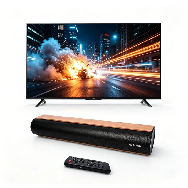 Main image of Sound Bar for Smart TV 50W Soundbar with Bluetooth/ARC/Optical/AUX Connect | 50W High Power Soundbar, Built-in Auto Volume Boost Technology, Compact Audio Speaker for All Smart TVs