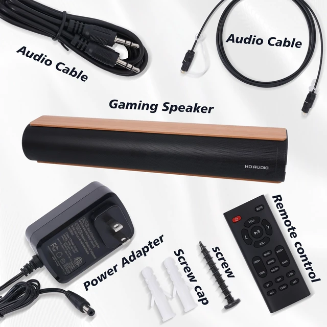 Alt view image 6 of 7 - Sound Bar for Smart TV 50W Soundbar with Bluetooth/ARC/Optical/AUX Connect | 50W High Power Soundbar, Built-in Auto Volume Boost Technology, Compact Audio Speaker for All Smart TVs