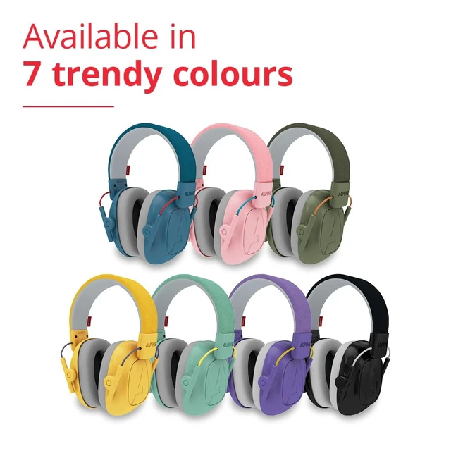 Alt view image 6 of 6 - Muffy Kids Ear Protection Ear Muffs | 3-16 Years | Purple | Autism Sensory Products | 22dB Sound Reduction | Kids Noise Cancelling Ear Muffs | Noise Reduction Headphones for Kids