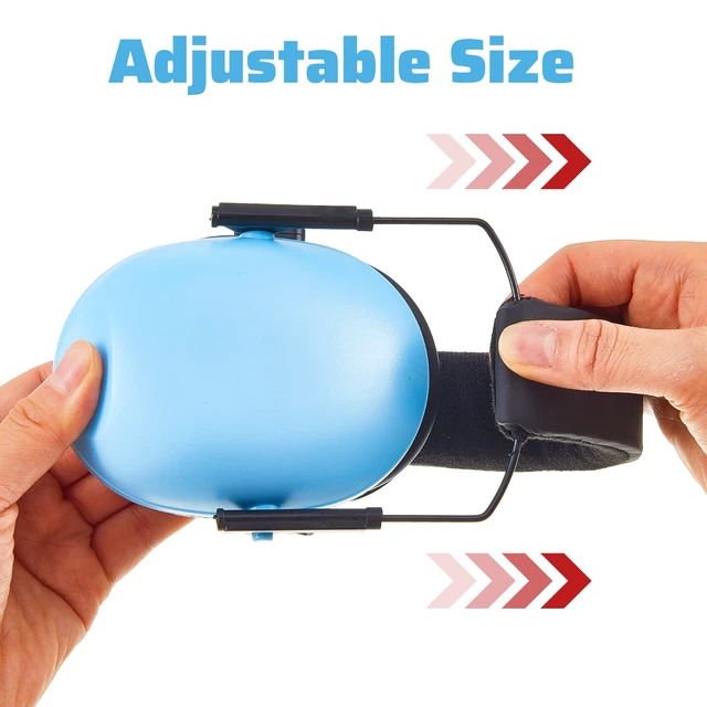 Alt view image 4 of 7 - 6 Pcs Kids Noise Cancelling Headphones Ear Muffs Bright Style | Kids Adult Ear muffs Bulk 27db Hearing Protection for Studying Sleeping Autism Sensory Relief Concerts Fireworks