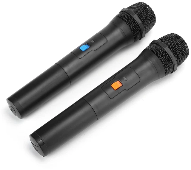 Alt view image 2 of 7 - VHF Wireless Microphone System, 2-in-1 Handheld Dynamic Mic with USB | Built-in USB Receiver for Instant Use, VHF Wide Range, Stable Signal up to 5m