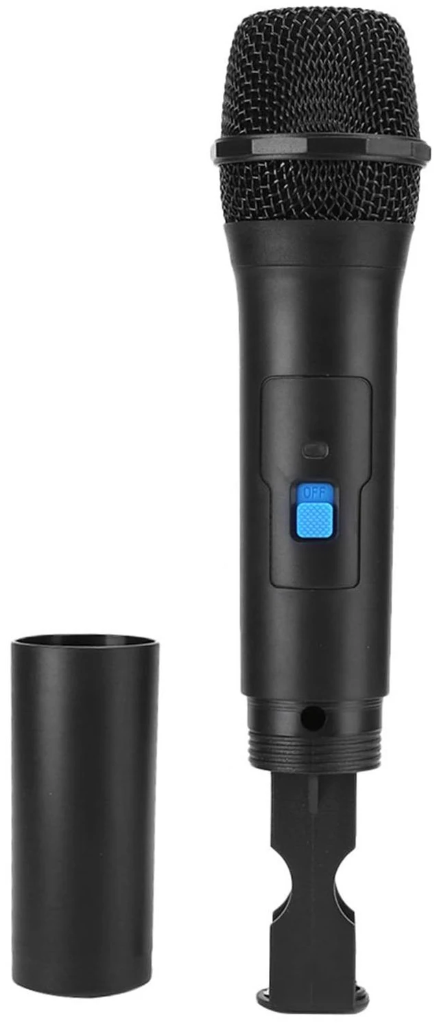 Alt view image 6 of 7 - VHF Wireless Microphone System, 2-in-1 Handheld Dynamic Mic with USB | Built-in USB Receiver for Instant Use, VHF Wide Range, Stable Signal up to 5m