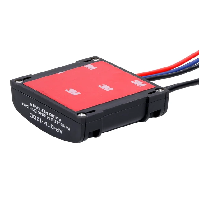 Alt view image 7 of 7 - Marine Wireless Music Stream Audio Receiver (AP-BTM-1200), Blutooth 5.0 Adaptor, RCA Stereo Outputs, Perfect for Marine, ATV, UTV, Golf Car, Home Music