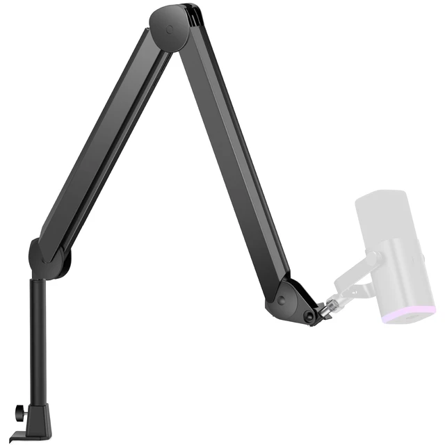 Main image of Mic Arm Microphone Boom Arm Cable Management for Blue Yeti FIFINE | Desk Mount, Built-in Cable Channel, Extendable, Work with Shure, 3.5 lb Weight Capacity, Heavy-Duty, Easy-to-attach Clamp