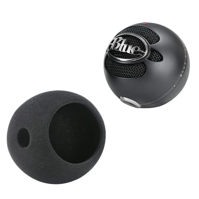 Alt view image 4 of 7 - Blue Snowball Pop Filter Windscreen - Professional Snowball iCE Mic Foam Wind Cover Windshield Pop Filter for Recordings, Broadcasting, Singing