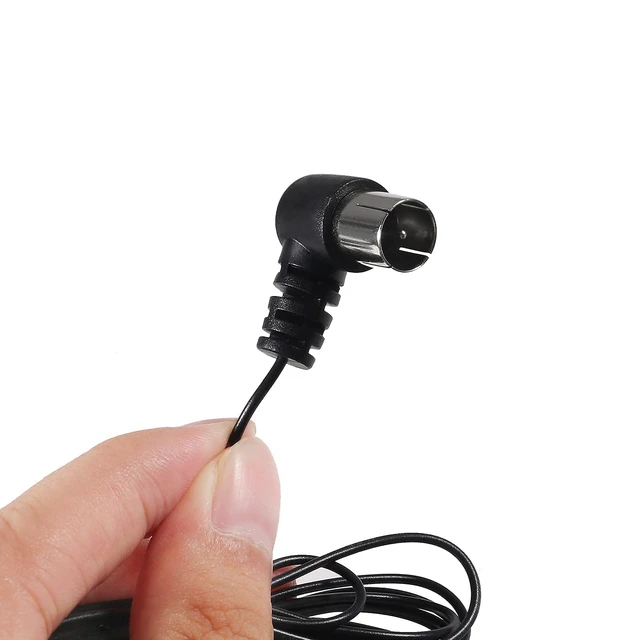Alt view image 6 of 7 - FM Radio Antenna 75 Ohm FM Antenna FM Coax Antenna and AM Loop Antenna with 3 Connectors for Indoor Home Stereo Receiver AV Audio Home Theater Receiver Power