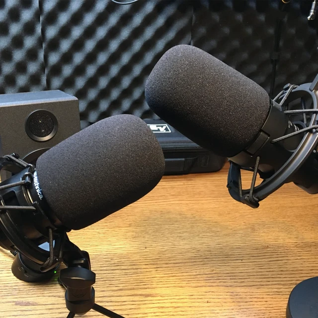 Alt view image 2 of 6 - Microphone Covers Foam 1-Pack, High Density Foam Mic Windshield Pop for Mic Condenser Microphone