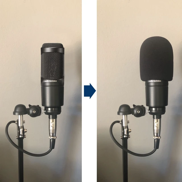 Alt view image 3 of 6 - Microphone Covers Foam 1-Pack, High Density Foam Mic Windshield Pop for Mic Condenser Microphone