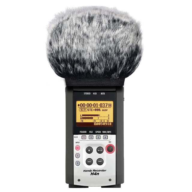 Alt view image 2 of 7 - Microphone Windscreen Muff for Zoom H4N Portable Digital Recorders - Outdoor Mic Windshield Wind Cover Pop Filter