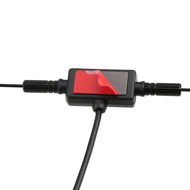 Alt view image 3 of 7 - FM Radio Antenna 75 Ohm Adhesive Mounting Indoor FM Dipole Antenna for Stereo Receiver Indoor Pioneer Onkyo Yamaha Marantz Bose Wave Music System AV Audio Video Home Theater Receiver