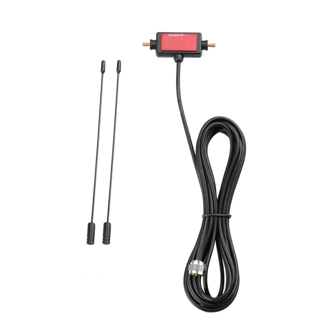 Alt view image 6 of 7 - FM Radio Antenna 75 Ohm Adhesive Mounting Indoor FM Dipole Antenna for Stereo Receiver Indoor Pioneer Onkyo Yamaha Marantz Bose Wave Music System AV Audio Video Home Theater Receiver