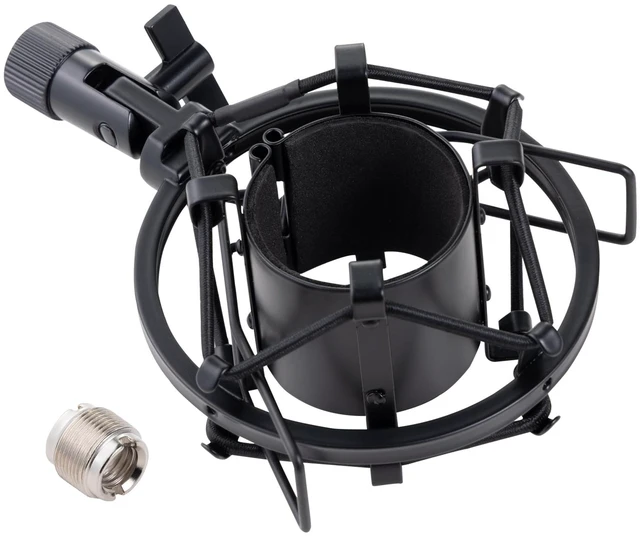 Main image of Microphone Shock Mount, Metal Mic Holder Clip for 1.65-1.85"(42-47mm) Diameter Condenser Mics Reduce Vibration Noise and Improve Recording Quality for Bluebird Baby Bottle CAD U37 GXL2200
