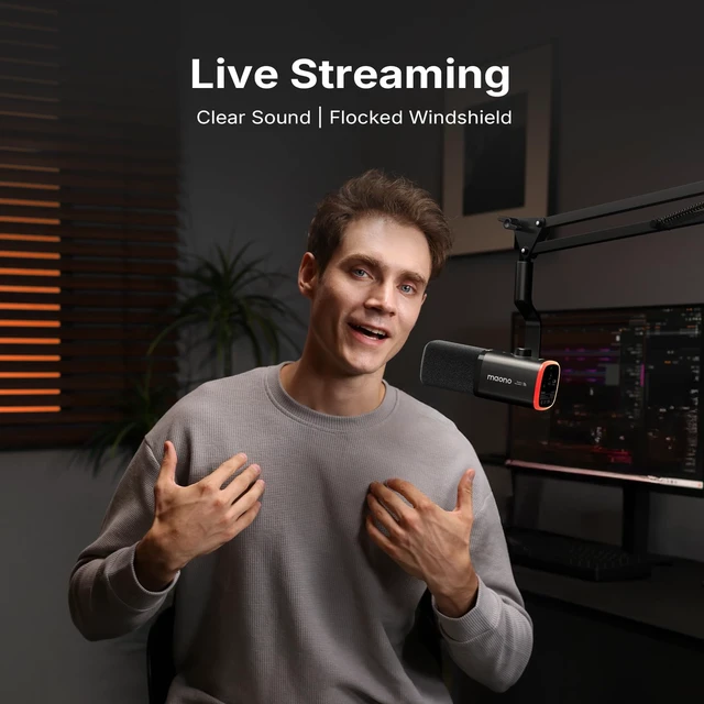 Alt view image 7 of 7 - Microphone Windscreen for PD100W Microphone High-Density Flocked Foam Mic Cover, Soft Flocked Foam for Noise Reduction & Mic Protection, Reusable & Easy to Clean, Dark Grey