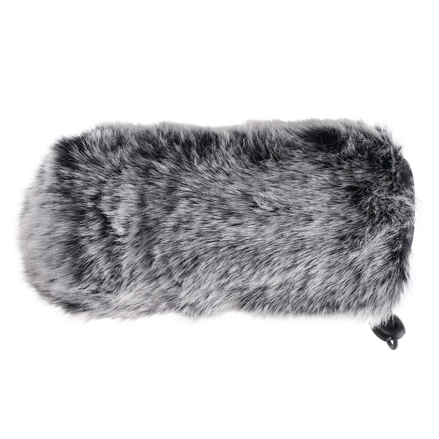 Alt view image 4 of 7 - Microphone Deadcat Windscreen - Outdoor Wind Shield Mic Windshield Muff Fur Custom Fit for Rode VideoMic GO Camera Microphone