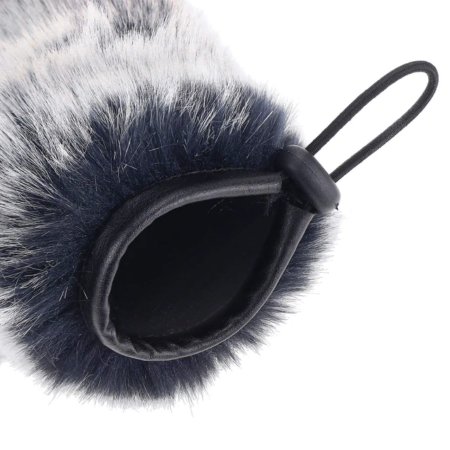 Alt view image 3 of 7 - Microphone Deadcat Windscreen - Outdoor Wind Shield Mic Windshield Muff Fur Custom Fit for Rode VideoMic GO Camera Microphone