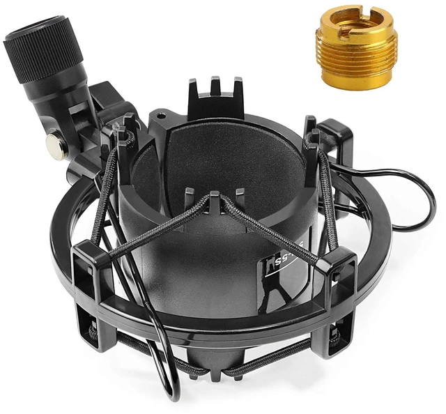 Main image of AT2020 Shock Mount, Shock Mount Stand Reduces Vibration Noise for Audio Technica AT2020 AT2035 AT4040 AT2020USB ATR2500x Condenser Micphone