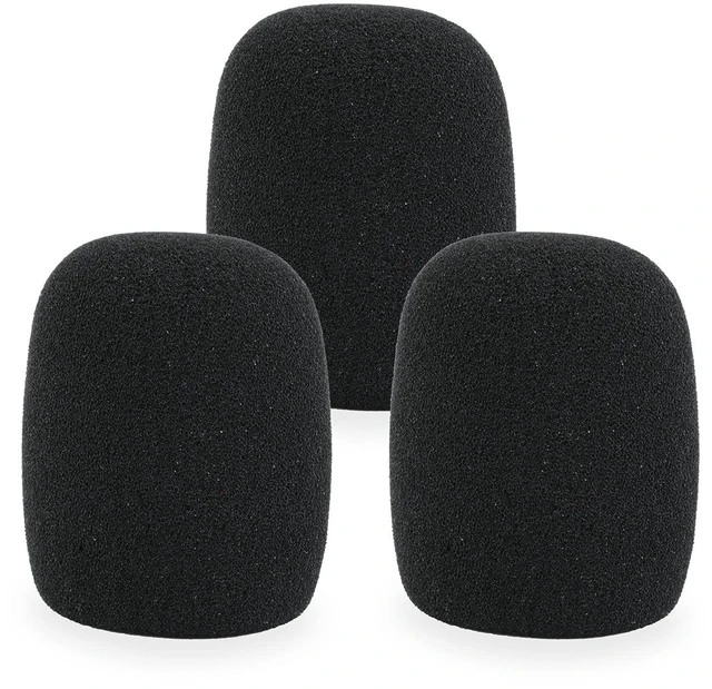 Main image of Sm57 Pop Filter for Shure SM57 Windscreen Shure A2ws Pop Shield | Mic Cover Foam Sm57, A2WS Windscreen for Shure Mic Wind Screen SM 57, Microphone Sm57 Windshield, Black 3 pack