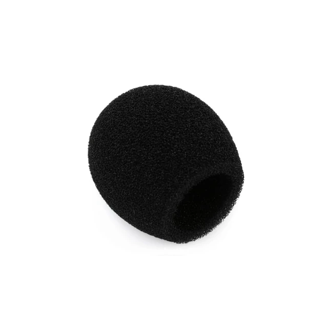 Alt view image 3 of 3 - 5 Pack Replacement RK318WS Mini Headset Microphone Windscreen Windshield Sponge Foam for Shure WH20 Headset Microphone mic for Active Mic Users, for Instructors/Musicians, Black
