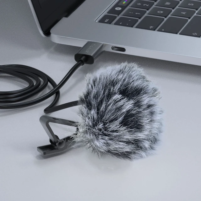 Alt view image 5 of 6 - Wind Muff (Dead cat) for Lavalier Lapel Microphone, Outdoor Furry Windscreen, Windshield, Windjammer for Mini MIC, 6-Pack