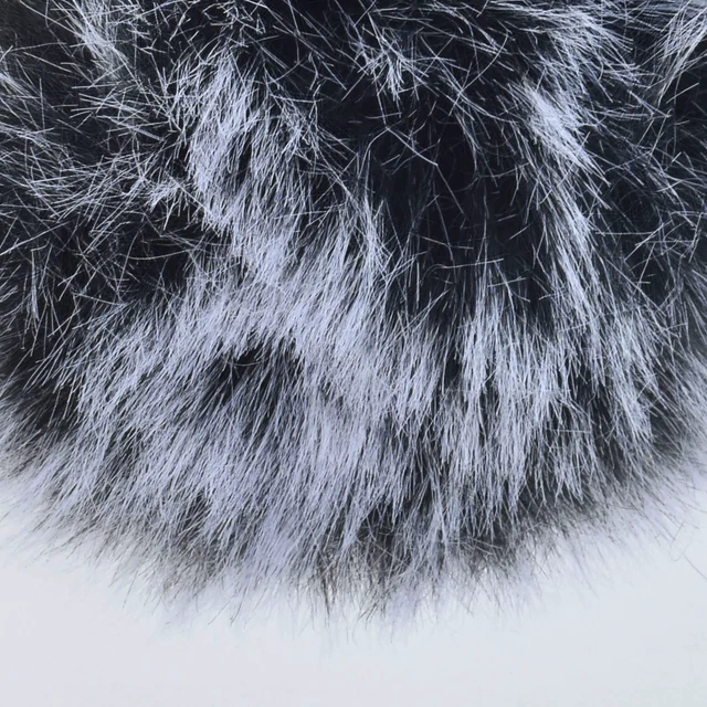 Alt view image 6 of 6 - Wind Muff (Dead cat) for Lavalier Lapel Microphone, Outdoor Furry Windscreen, Windshield, Windjammer for Mini MIC, 6-Pack