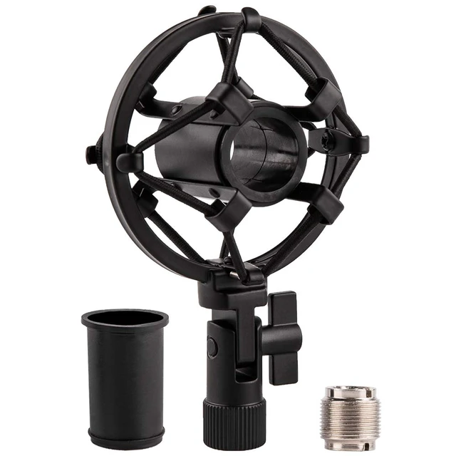 Alt view image 2 of 7 - Microphone Shock Mount for 21mm-23mm Small Diameter Size Instrument Condenser Mic or Shotgun Mic like Rode NTG-1 NTG-2