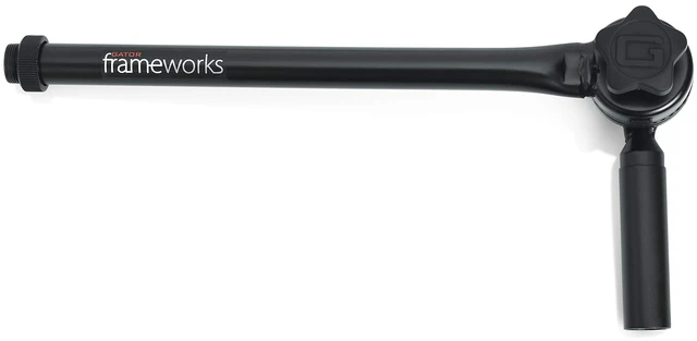 Main image of Adjustable Angled Mini Boom Arm with Interlocking Design, 9" Boom Arm (GFW-MIC-CLMPBM9)