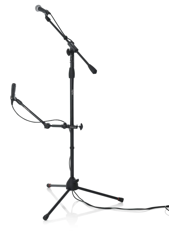 Alt view image 7 of 7 - Adjustable Angled Mini Boom Arm with Interlocking Design, 9" Boom Arm (GFW-MIC-CLMPBM9)