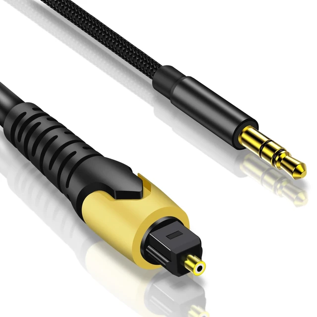 Main image of 192KHz DAC Optical to 3.5mm Audio Converter, Unidirectional Optical to AUX | USB Power - From HDTV Optical Port to 3.5MM Audio Speaker or Headphone - Must Setup PCM Stereo Audio Format Out