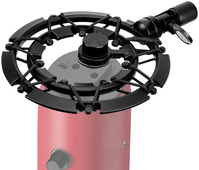 Main image of Blue Yeti Shock Mount, Alloy Shockmount Reduces Vibration Noise Matching Mic Boom Arm, Compatible for Blue Yeti and Yeti Pro Microphone