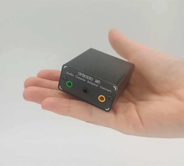 Alt view image 3 of 3 - SPRODIO 5.1 Audio Console Converter Stereo RCA Convert to 3X 3.5mm AUX 1/8" Passive Adapter Bidirectional Conversion for Multimedia Speaker -M5