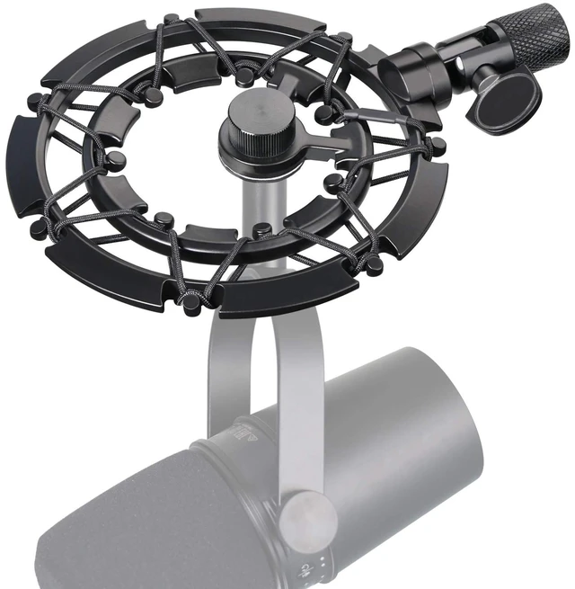 Main image of MV7 Shock Mount Reduces Vibration Noise Matching Mic Boom Arm Stand, Compatible for Shure MV7 Mic