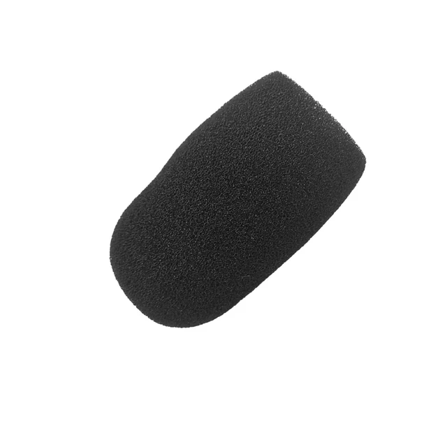 Alt view image 2 of 4 - Boom Mic Windscreen Sock Flight Helmet Headset Foam Microphone Cover Long Small Medium Large Windsocks Windshield Shield for Bose a20 a30 for Peltor Comtac 3 Tactical 6s Headphone(Black,10Pack)