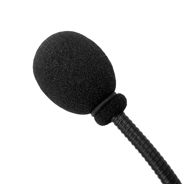Alt view image 4 of 4 - Boom Mic Windscreen Sock Flight Helmet Headset Foam Microphone Cover Long Small Medium Large Windsocks Windshield Shield for Bose a20 a30 for Peltor Comtac 3 Tactical 6s Headphone(Black,10Pack)
