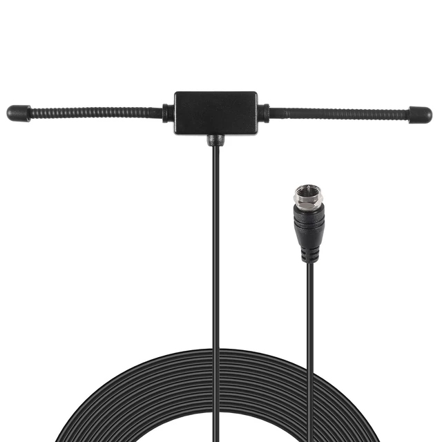 Alt view image 2 of 6 - FM Radio Antenna Adhesive Mounting FM Radio FM Dipole Antenna for Stereo Receiver Indoor Music System FM Radio Home Stereo Receiver AV Audio
