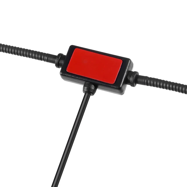 Alt view image 5 of 6 - FM Radio Antenna Adhesive Mounting FM Radio FM Dipole Antenna for Stereo Receiver Indoor Music System FM Radio Home Stereo Receiver AV Audio