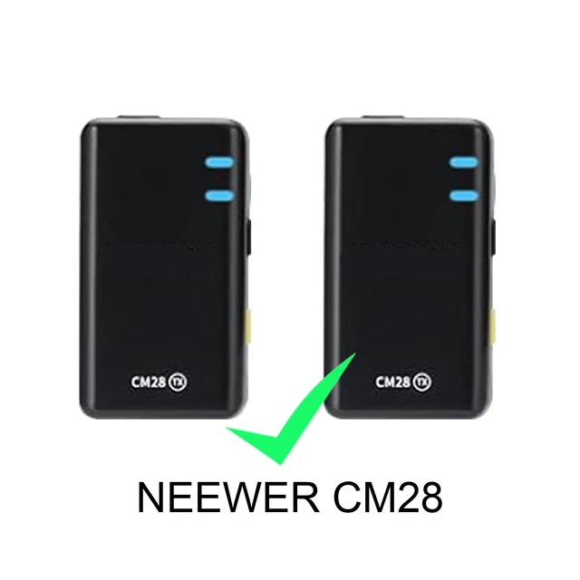Alt view image 2 of 4 - NEEWER CM28 Windscreen Wireless Lavalier Microphone Deadcat Furry Cover, 2-Pack Grey Wind Screen Accessory