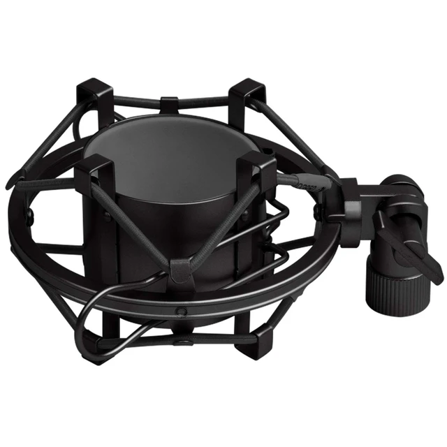 Alt view image 7 of 7 - Shock Mount with Foam Windscreen - Pop Filter with Microphone Shockmount for AT2020/AT2020USB+/ AT2020USBi/AT2035/AT2050 Condenser Mic by Boseen