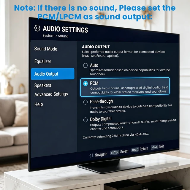 Alt view image 3 of 7 - 192KHz HDMI ARC Audio Extractor, Digital to Analog Audio Converter, DAC Audio Converter, Optical/SPDIF Coaxial HDMI ARC to Optical/SPDIF Coaxial Stereo L/R 3.5mm Jack for TV Soundbar Headphones