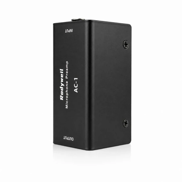 Alt view image 4 of 7 - AC-1 In Line Mic Preamp for Dyanmic Microphone | 25db Clean Gain,-120dbV EIN,48V Power Required,Dynamic & Ribbon Mic Only