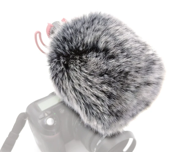 Alt view image 5 of 6 - Fur Windscreen Wind Shield for Rode VideoMic GO II 2 VMGOII VideoMicro II | Microphone Windshield, Dead Cat, Accessories