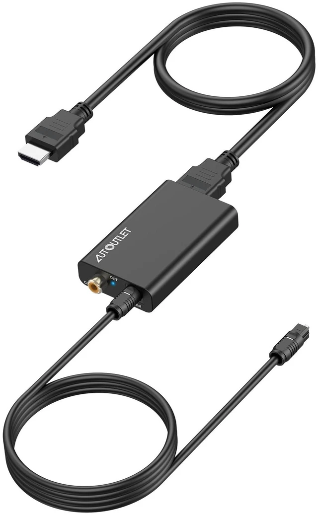 Main image of 192KHz HDMI ARC Audio Extractor to Optical TOSLINK SPDIF | Coaxial Audio Splitter Converter, Only for HDTV ARC Port to Speakers, Amplifiers, Soundbar Support Dolby/DTS 5.1(NO CEC)