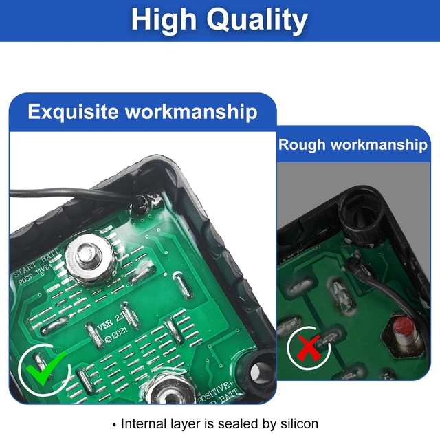 Alt view image 6 of 7 - Dual Battery Isolator 12V 140amp, Voltage Sensitive Relay VSR, Smart Battry Isolator Compatible with UTV Marine car RV Boat Truck Trailer ATV Camper Moto, Not Fit for Lithium Batteries