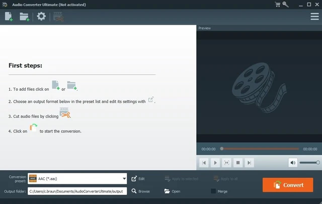 Alt view image 2 of 4 - Audio Converter - Edit and convert your sound and music files to other audio formats - easy audio editing software - compatible with Windows 10, 8 and 7