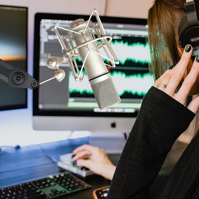 Alt view image 7 of 7 - Spider Microphone Shock Mount Mic Holder - Anti Vibration Metal Spider Shockmount Compatible with Neumann U47 U67 U87 TLM102 TLM103 TLM107 M147 M149 Senheiser MK4 MK8 Condenser Microphones