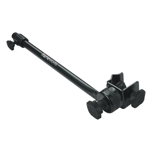Alt view image 2 of 7 - Frameworks Adjustable Clamp-On Angled Mini Interlocking Design 16 Inch Boom Arm (GFW-MIC-CLMPBM16)