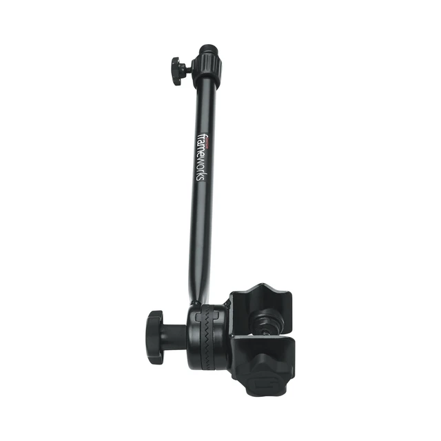 Alt view image 3 of 7 - Frameworks Adjustable Clamp-On Angled Mini Interlocking Design 16 Inch Boom Arm (GFW-MIC-CLMPBM16)