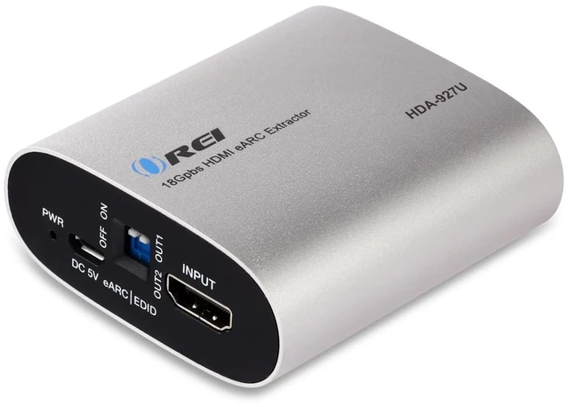Main image of 18Gbps HDMI eARC Audio Extractor HDCP 2.2 Dolby Atmos DTS:X EDID HDR10 | eARC 4K 60Hz Audio Extractor Converter, HDMI eARC Audio Extractor, Dolby Vision, CEC, ARC Support
