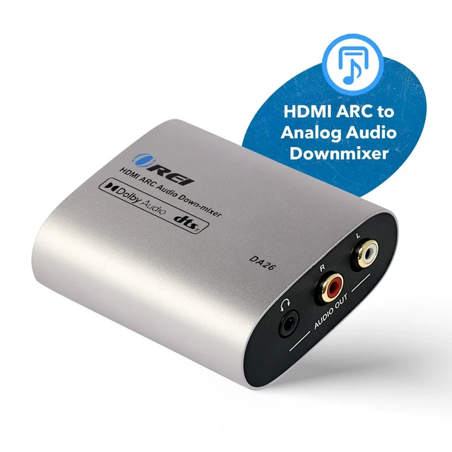 Alt view image 5 of 7 - ARC to Analog Decoder Audio Converter ARC PCM 2.0 Dolby5.1 DTS 5.1 | HDMI ARC to RCA Audio Converter, HDMI ARC to Analog Converter, 3.5mm Output, TV, Amplifier & Speaker Support