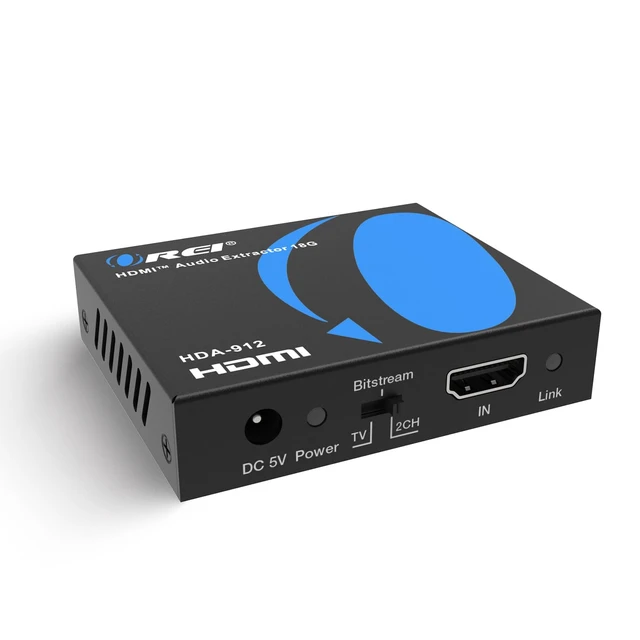 Main image of 4K@60Hz HDMI Audio Converter Extractor- SPDIF & 3.5mm Output, HDCP 2.2 | HDMI to Audio, HDMI Audio Extractor 4K 60Hz, Dolby Digital/DTS Passthrough, HDR10, Dolby Vision, CEC